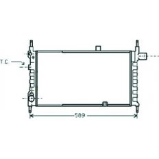 Radiatore acqua per OPEL KADETT E dal 1984 al 2000