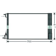 Condensatore per OPEL INSIGNIA dal 2008 al 2013