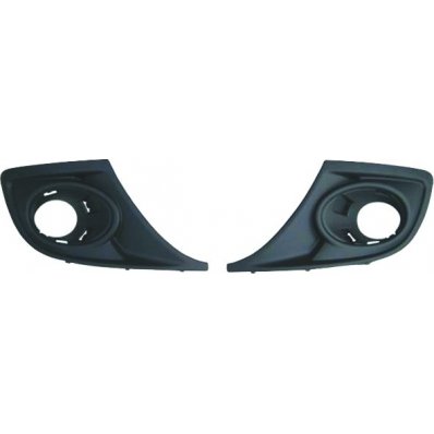 Kit griglie laterali paraurto con foro per RENAULT MEGANE dal 2012 al 2013 Codice OEM 620727820R
