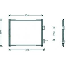 Condensatore per FORD KA dal 1996 al 2008