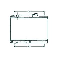 Radiatore acqua per SUZUKI BALENO dal 1995 al 1998