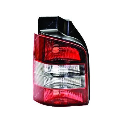 Fanale posteriore 1 porta bianco - rosso fondo nero per VOLKSWAGEN TRANSPORTER T5 dal 2003 al 2009 lato sinistro guidatore Codice OEM 7H0945095L