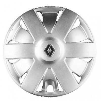 Coppa ruota diametro 14 logo cromato per RENAULT LAGUNA dal 2001 al 2005