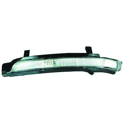 Lucciola retrovisore bianca per SKODA OCTAVIA dal 2008 al 2012 lato sinistro guidatore Codice OEM 3T0949101
