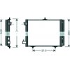 Condensatore per CITROEN C3 dal 2005 al 2009