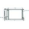 Radiatore acqua per BMW 5 E34 dal 1988 al 1995