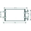 Condensatore per OPEL VIVARO dal 2006 al 2014