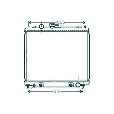 Radiatore acqua per MITSUBISHI PAJERO dal 1997 al 1999