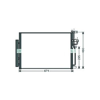 Condensatore per OPEL ANTARA dal 2006 al 2010