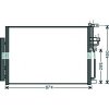 Condensatore per OPEL ANTARA dal 2006 al 2010