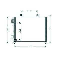 Condensatore per OPEL AGILA dal 2000 al 2008