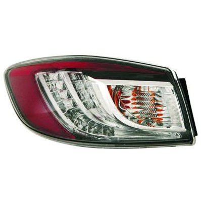 Fanale posteriore esterno 4 porte per MAZDA 3 dal 2009 al 2013 lato sinistro guidatore Codice OEM BBP351160D