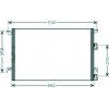 Condensatore per SAAB 9.3 dal 2003 al 2007