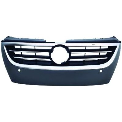 Griglia radiatore con fori sensore per VOLKSWAGEN PASSAT CC dal 2008 al 2012 Codice OEM 3C8853651QGRU