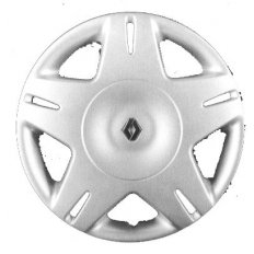 Coppa ruota diametro 14 logo cromato per RENAULT CLIO dal 2005 al 2009