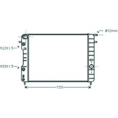 Radiatore acqua per OPEL OMEGA B dal 1994 al 1999