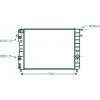 Radiatore acqua per OPEL OMEGA B dal 1994 al 1999