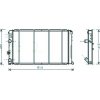 Radiatore acqua per OPEL MOVANO dal 1998 al 2003