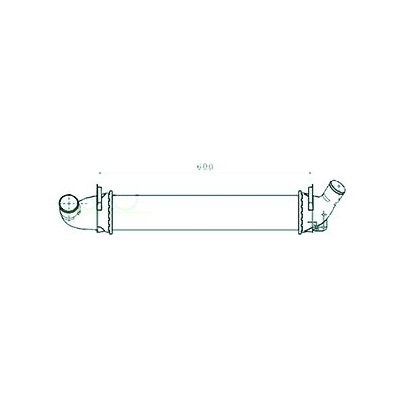 Intercooler per DACIA SANDERO dal 2008 al 2012 Codice OEM 6001548727