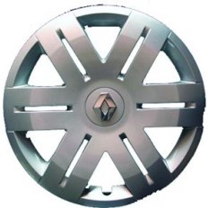 Coppa ruota diametro 16 logo cromato per RENAULT MEGANE dal 2006 al 2008