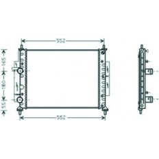 Radiatore acqua per FIAT MAREA dal 1996 al 2002