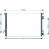 Condensatore per FIAT CROMA dal 2005 al 2007