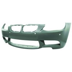 Paraurto anteriore verniciabile con fori sensore mod. M3 per BMW 3 E92 COUPE' dal 2009 al 2013