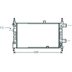 Radiatore acqua per OPEL KADETT E dal 1984 al 2000