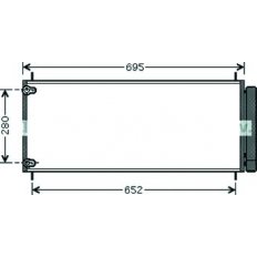 Condensatore per TOYOTA VERSO dal 2013
