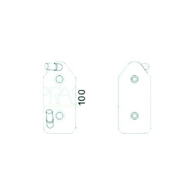 Radiatore olio per SEAT IBIZA dal 1996 al 1999 Codice OEM 096409061F