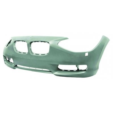 Paraurto anteriore verniciabile con fori lavafari mod. Basis per BMW 1 F20 dal 2011 al 2015 Codice OEM 51117292954
