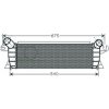Intercooler per RENAULT KANGOO dal 1997 al 2003