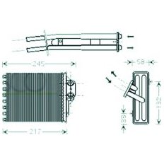 Scambiatore di calore per FIAT PANDA dal 2003 al 2011