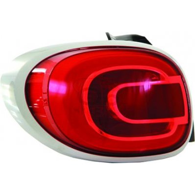 Fanale posteriore mod. Trekking per FIAT 500 dal 2012 al 2017 lato sinistro guidatore Codice OEM 51945059
