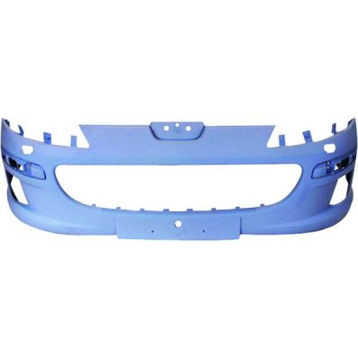 Paraurto anteriore verniciabile con fori lavafari $05-04-08-08 per PEUGEOT 407 dal 2004 al 2010 Codice OEM 7401RC