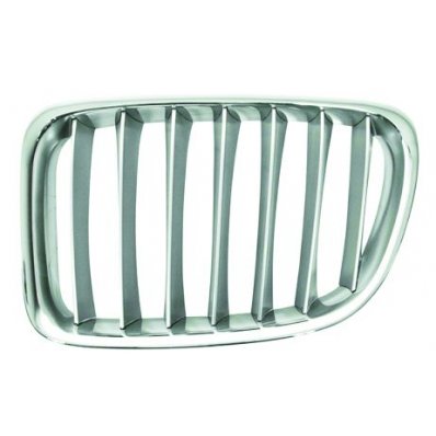 Griglia radiatore cromata per BMW X1 E84 dal 2009 al 2012 lato sinistro guidatore Codice OEM 51112993307