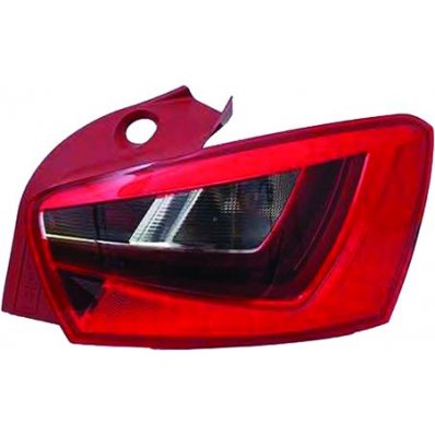 Fanale posteriore rosso led 5 porte per SEAT IBIZA dal 2008 al 2012 lato destro passeggero Codice OEM 6J4945096J