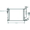 Radiatore acqua per CITROEN ZX dal 1991 al 1997