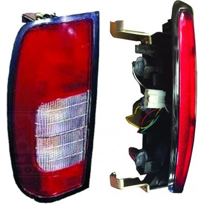 Fanale posteriore senza retronebbia $interasse foro fissaggio cm. 26,5 per NISSAN NAVARA dal 1998 al 2001 lato destro passeggero Codice OEM 265502S425