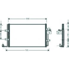 Condensatore per VOLKSWAGEN NEW BEETLE dal 2005 al 2011