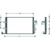 Condensatore per VOLKSWAGEN NEW BEETLE dal 2005 al 2011