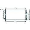 Condensatore per NISSAN ALMERA TINO dal 2001 al 2006