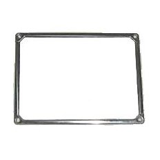 Cornice targa posteriore cromata per FIAT 500 dal 1965 al 1975
