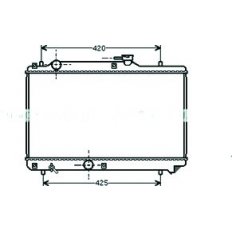 Radiatore acqua per SUZUKI BALENO dal 1995 al 1998