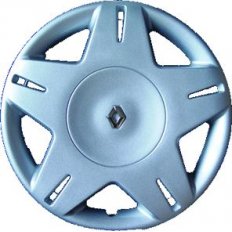 Coppa ruota diametro 13 logo cromato per RENAULT CLIO dal 2005 al 2009