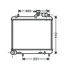 Radiatore acqua per HYUNDAI ACCENT dal 2002 al 2006