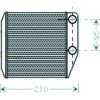 Scambiatore di calore per FIAT PUNTO dal 2005 al 2012