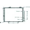 Radiatore acqua per MERCEDES-BENZ E dal 1995 al 1999