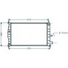 Radiatore acqua per FORD COURIER dal 1999 al 2002