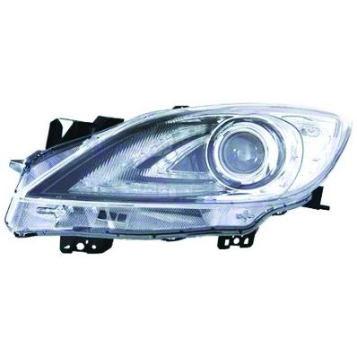 Proiettore xenon per MAZDA 3 dal 2009 al 2013 lato destro passeggero Codice OEM BBP351031H